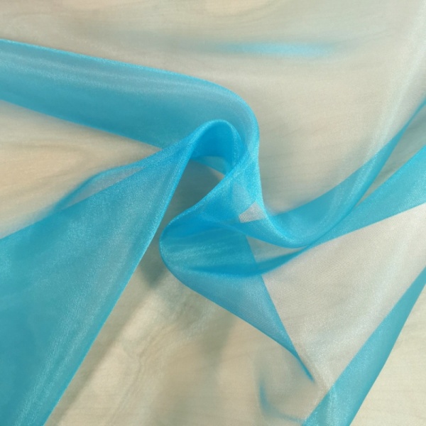 Plain Dyed Organza Turquoise